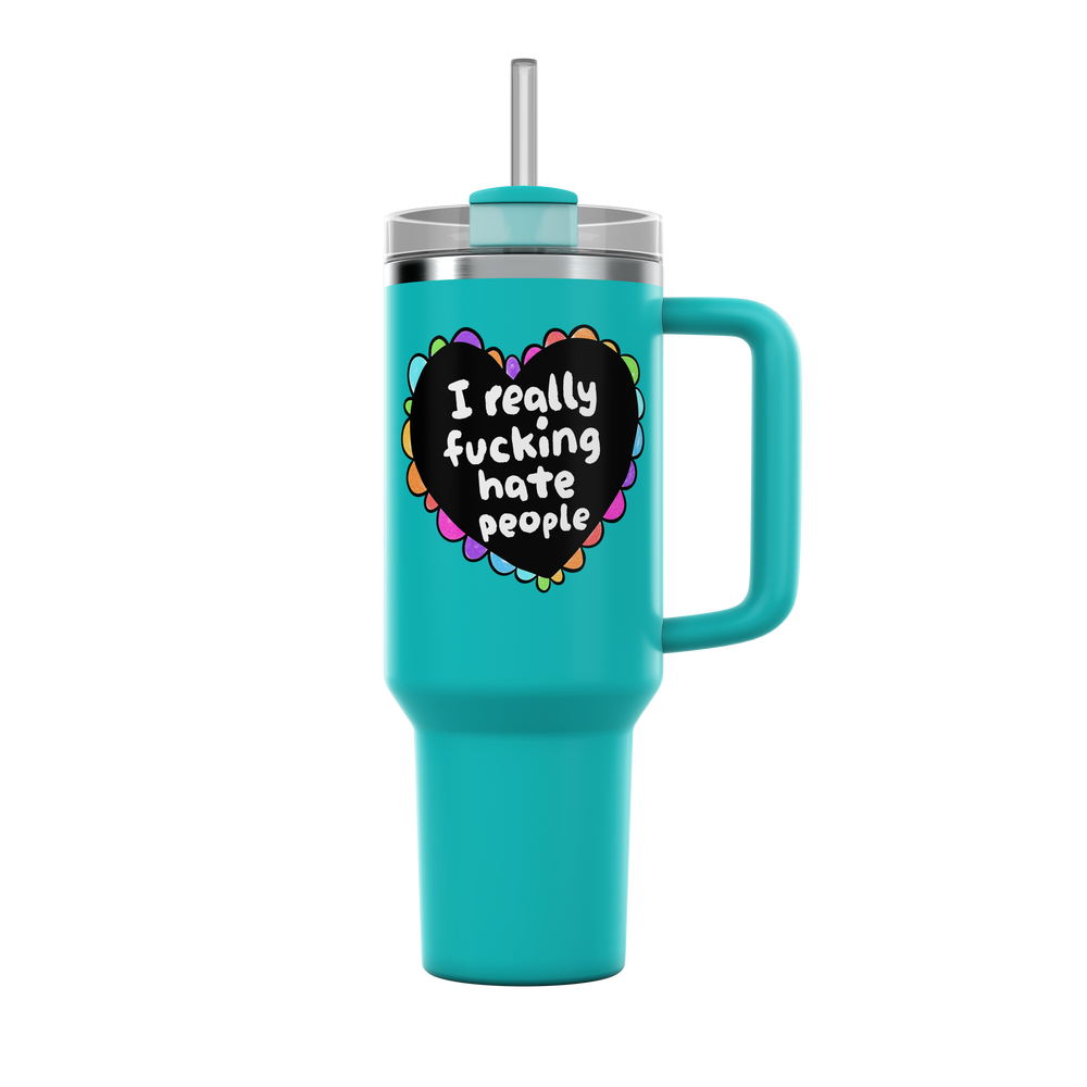 40oz Heart Hate Tumbler #2 image
